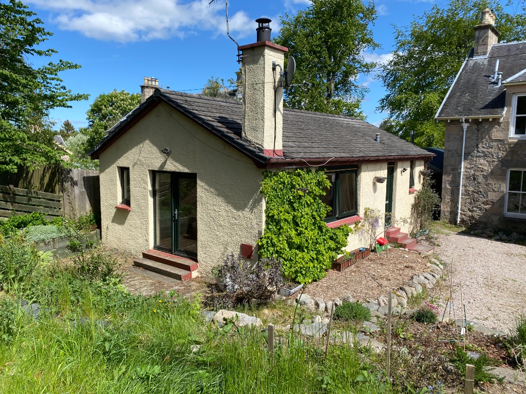 The cottage exterior